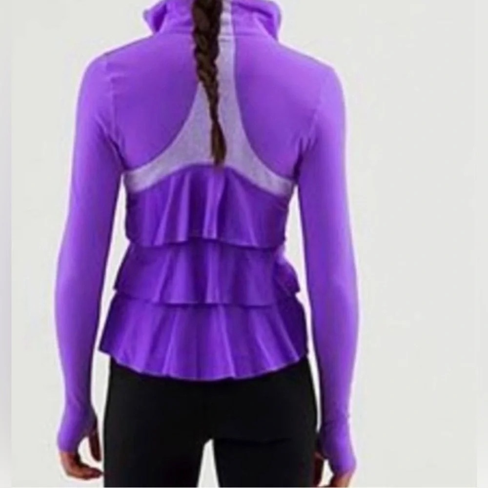 Lululemon, Ruffles Define Purple Jacket, Size 6